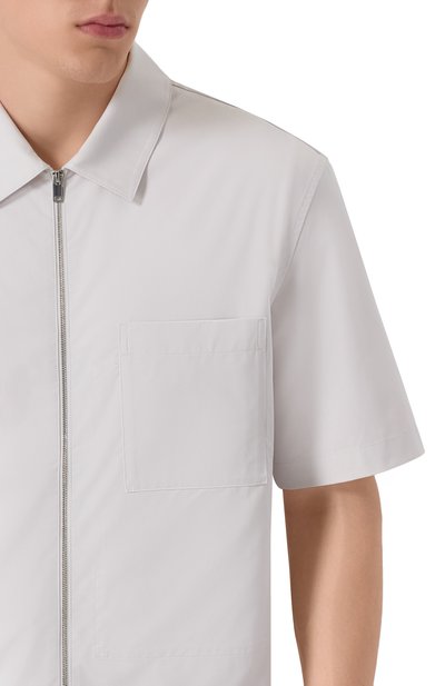 Рубашка из хлопка и лиоцелла 12 STOREEZ, арт. 132165, фото 5