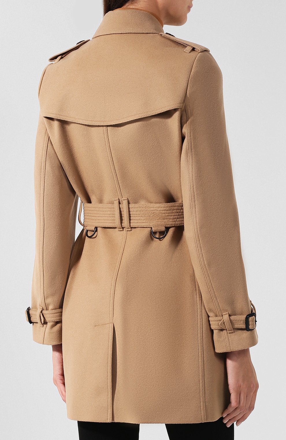 Пальто с поясом BURBERRY, арт. 3929740, фото 4