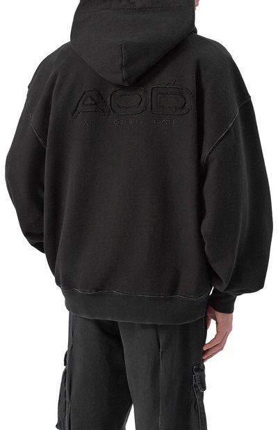 Хлопковая толстовка AN OTHER DATE черного цвета по цене 34750 руб., арт. F50DMAZH086, фото 4 Хлопковая толстовка AN OTHER DATE, арт. F50DMAZH086, фото 4