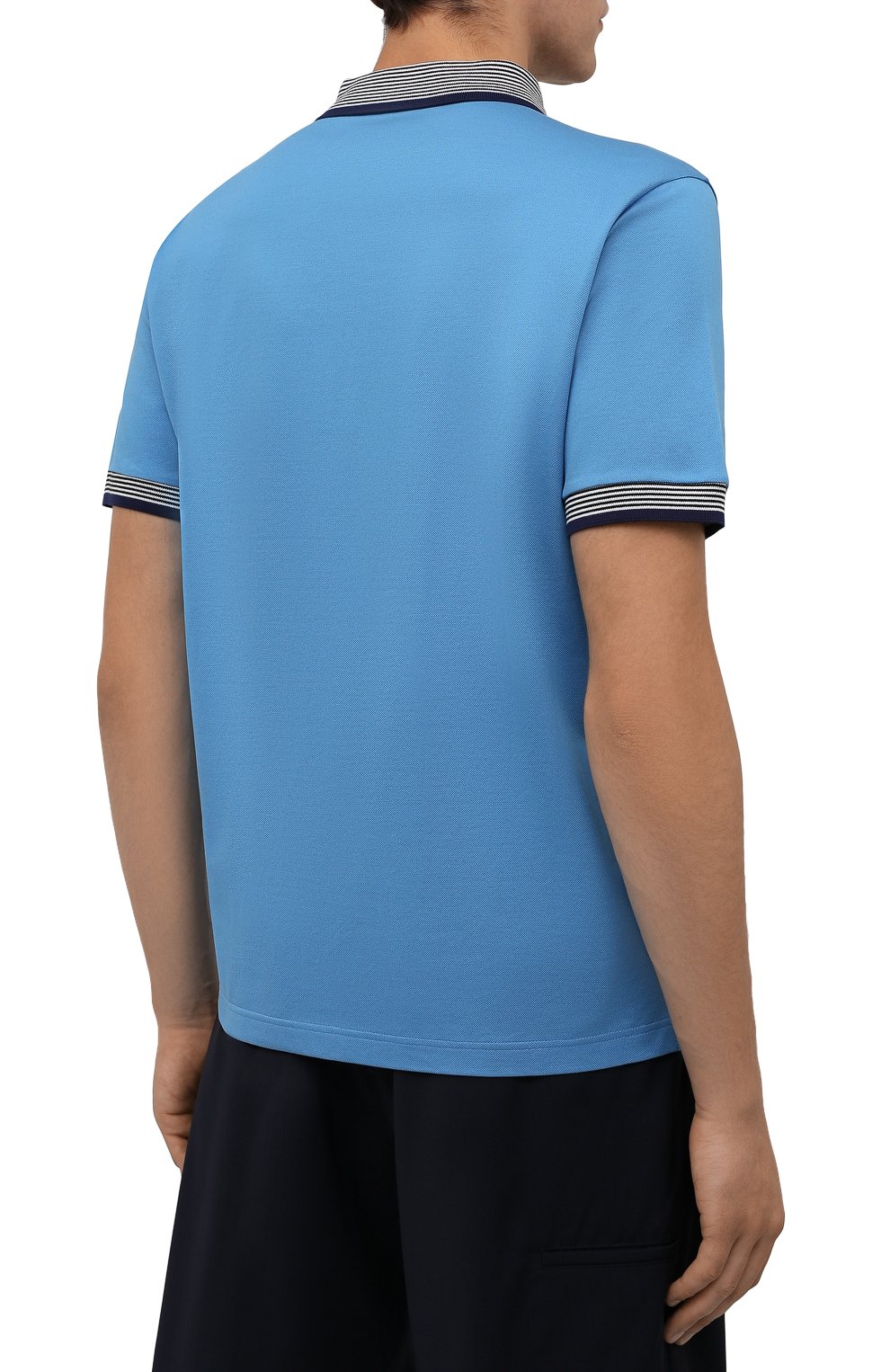 Хлопковое поло PRADA, арт. UJN766-1ZP5-F0013-212, фото 4