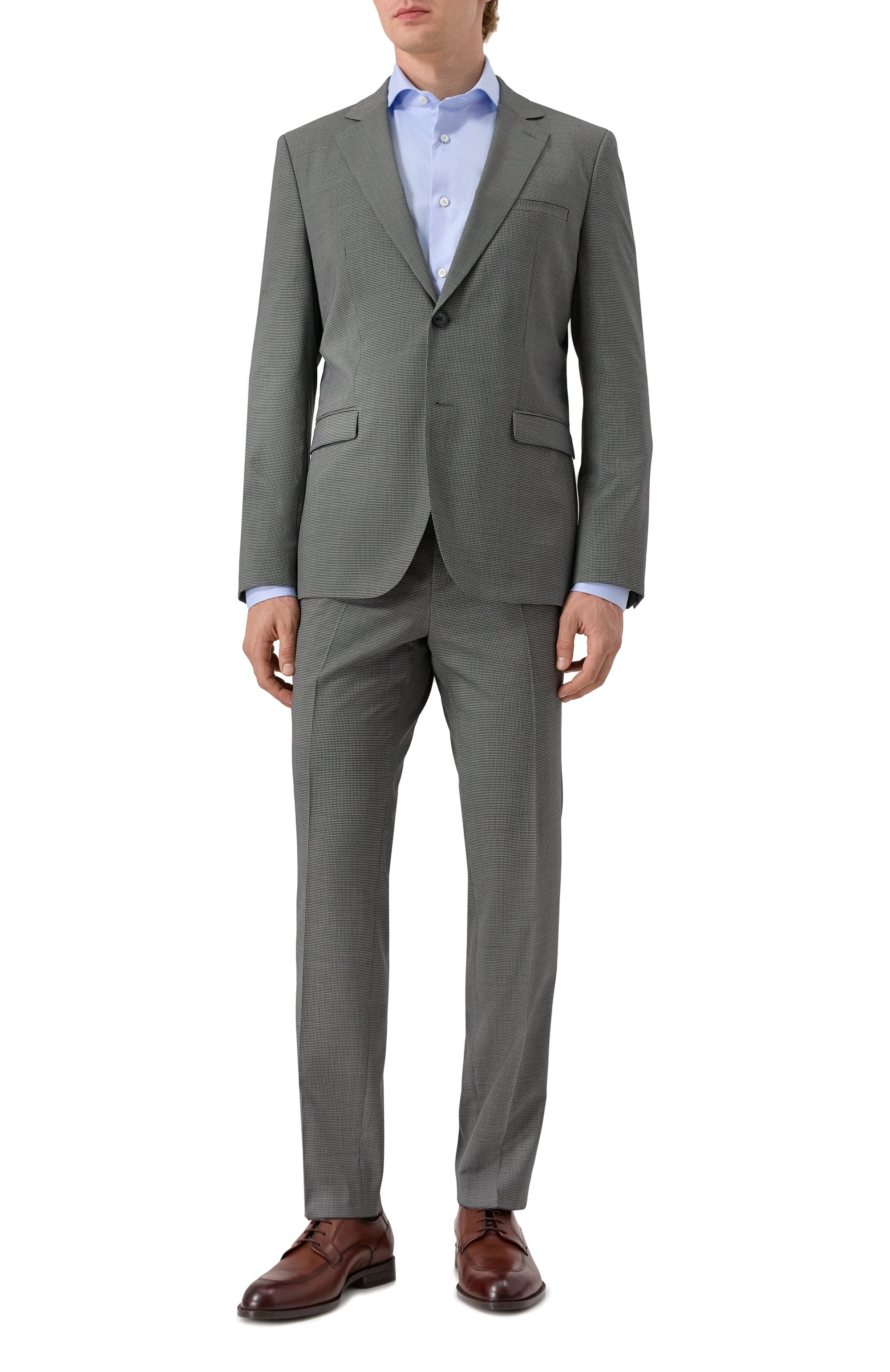 Костюм HUGO серого цвета по цене 69950 руб., арт. 50544684, фото 2 Костюм HUGO, арт. 50544684, фото 2