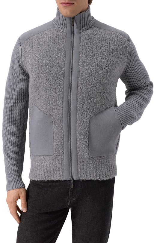 Шерстяной кардиган Van Laack VL-SADAL-F/S00331 Серый  VL-SADAL-F/S00331 Фото 3
