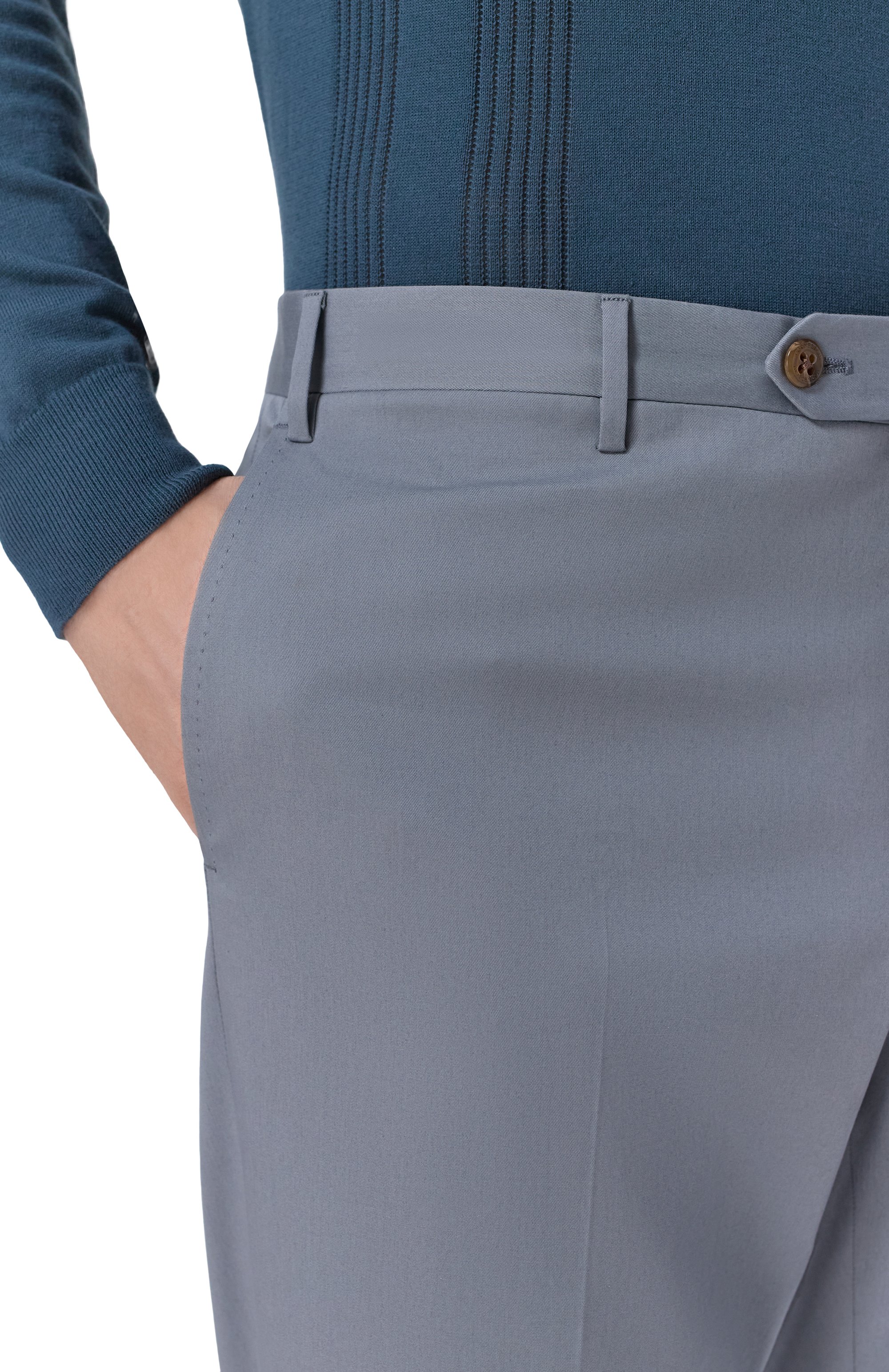 Хлопковые брюки CORNELIANI, арт. 275B01/2714517, фото 5