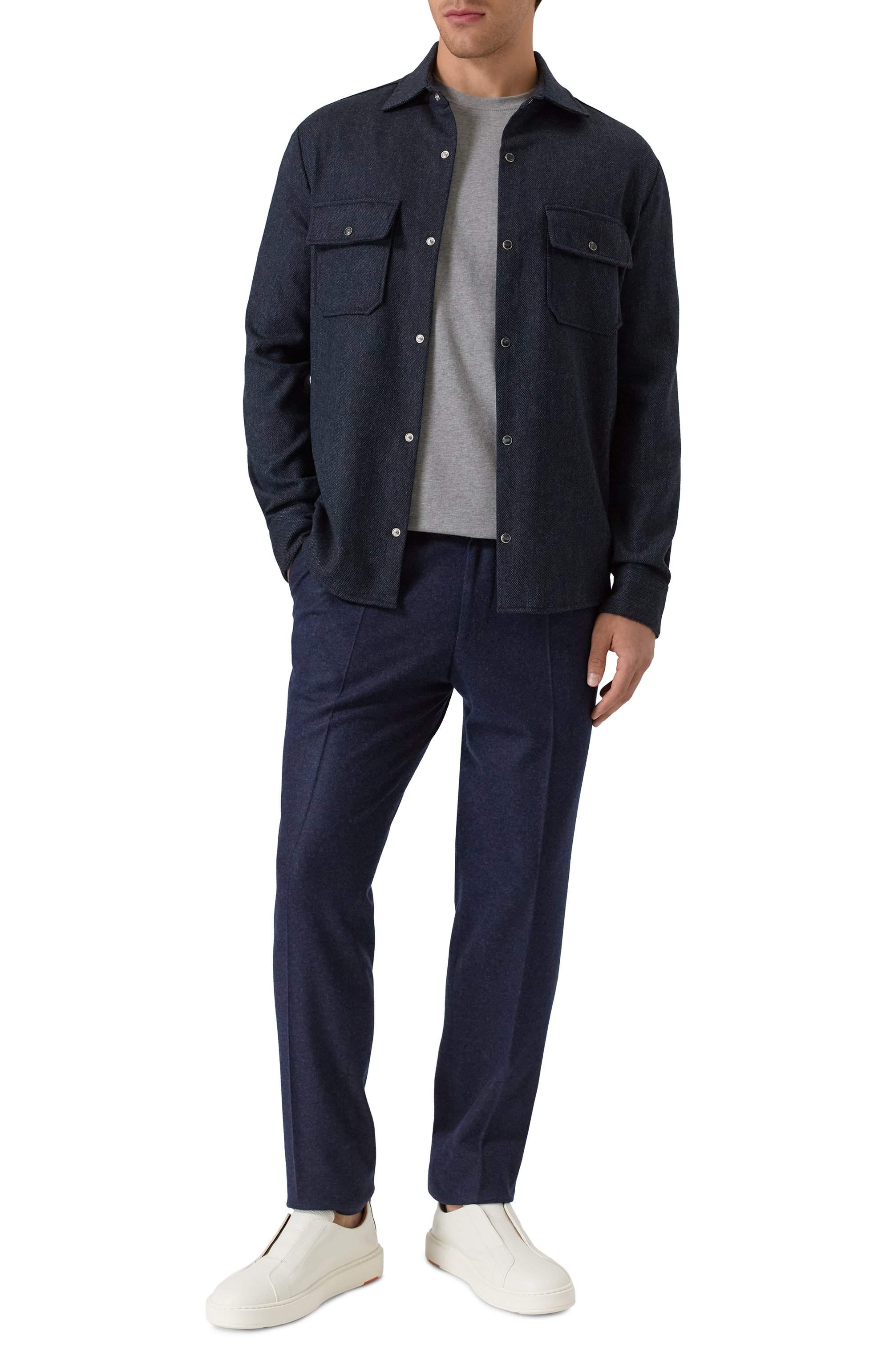 Куртка-рубашка из шерсти и кашемира MARCO PESCAROLO, арт. NEXT/5234, фото 2