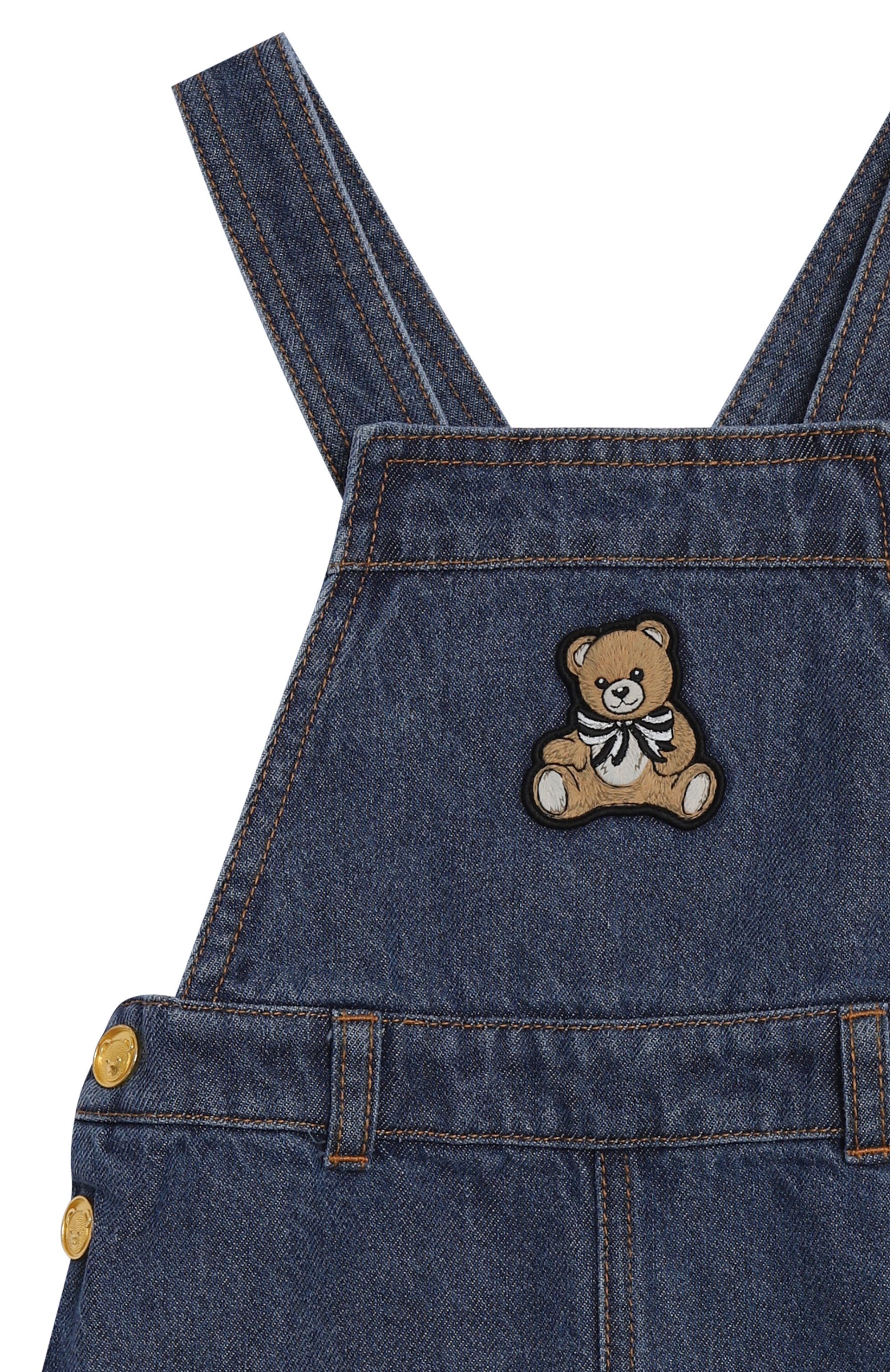 Джинсовый комбинезон MOSCHINO, арт. HDJ03V/L0E29/4-8, фото 3