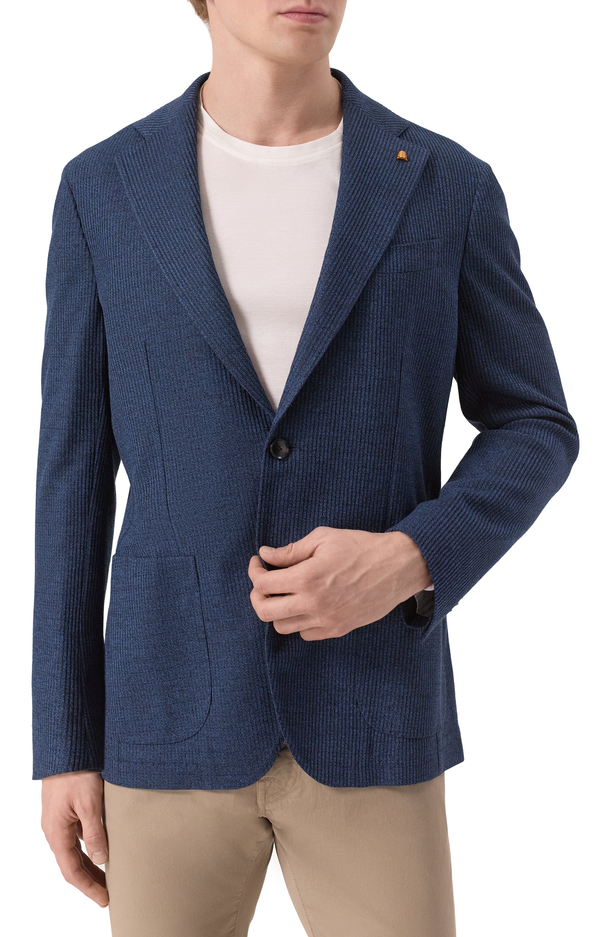 Пиджак изо льна и хлопка SARTORIA LATORRE, арт. JEF74/JH194, фото 4