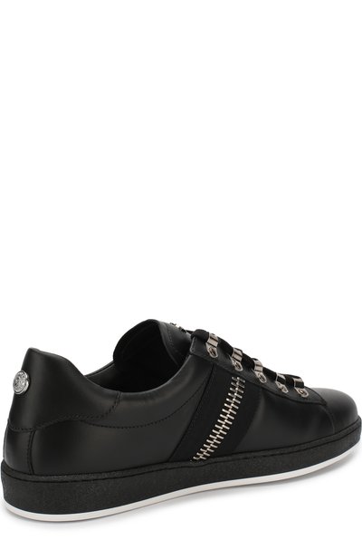 Кожаные кеды eric на шнуровке BALMAIN, арт. W8HC339/PTCF, фото 4