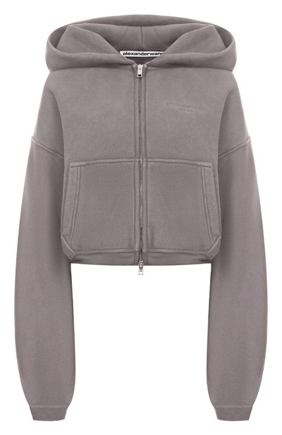 Женский хлопковая толстовка ALEXANDER WANG, арт. 1CC3251057