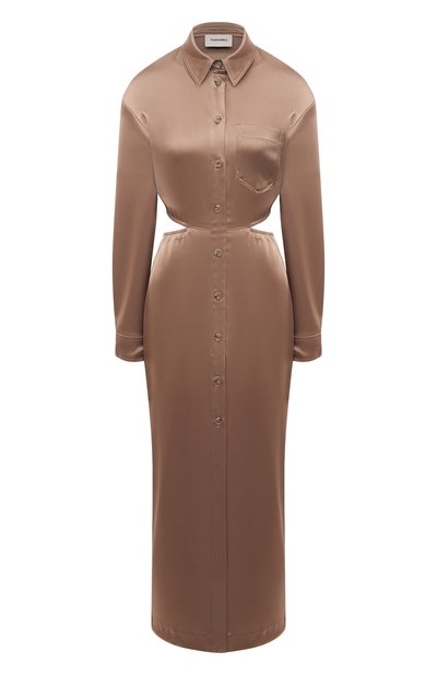 Женское платье NANUSHKA, арт. N00R_SANDST0NE_SLIP SATIN