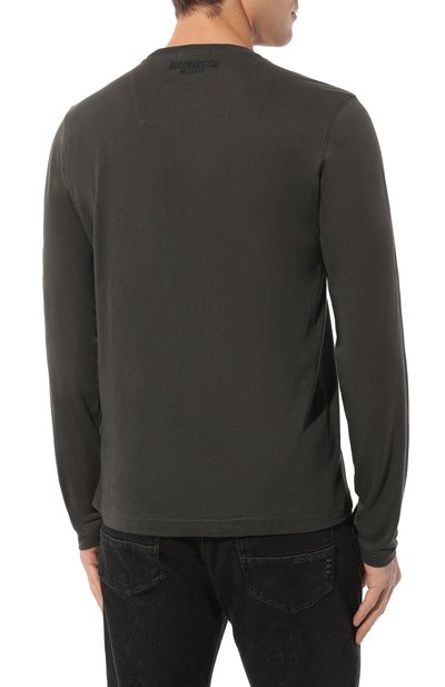 Хлопковый лонгслив AERONAUTICA MILITARE, арт. 232/TS2139J538, фото 4