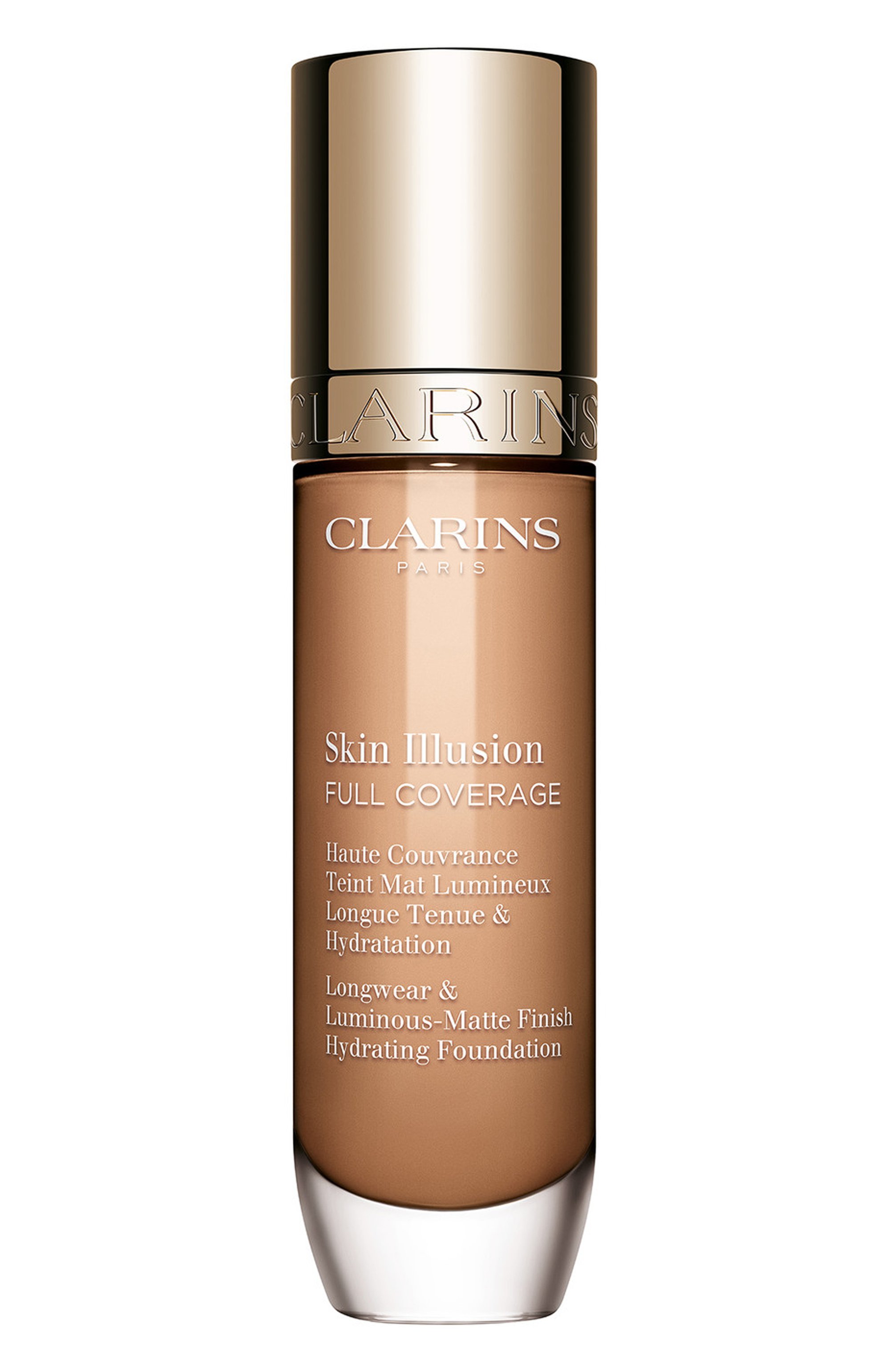 Тональный крем с матовым эффектом skin illusion full coverage, оттенок 110n (30ml) CLARINS цвета по цене 6200 руб., арт. 80106992, фото 1 Тональный крем с матовым эффектом skin illusion full coverage, оттенок 110n (30ml) CLARINS, арт. 80106992, фото 1