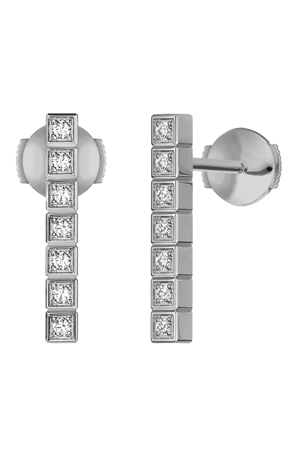 Серьги CHOPARD бесцветного цвета по цене 474500 руб., арт. 837702-1003, фото 2 Серьги CHOPARD, арт. 837702-1003, фото 2