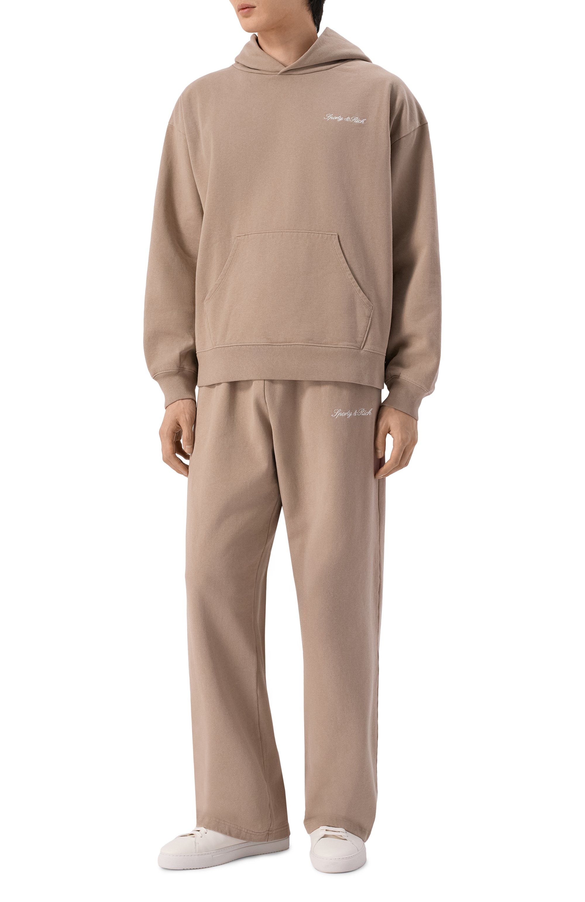 Хлопковые брюки SPORTY AND RICH, арт. PA05568326BR08, фото 2