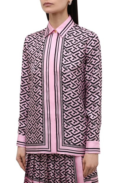 Шелковая блузка VERSACE, арт. 1001360/1A02884, фото 3