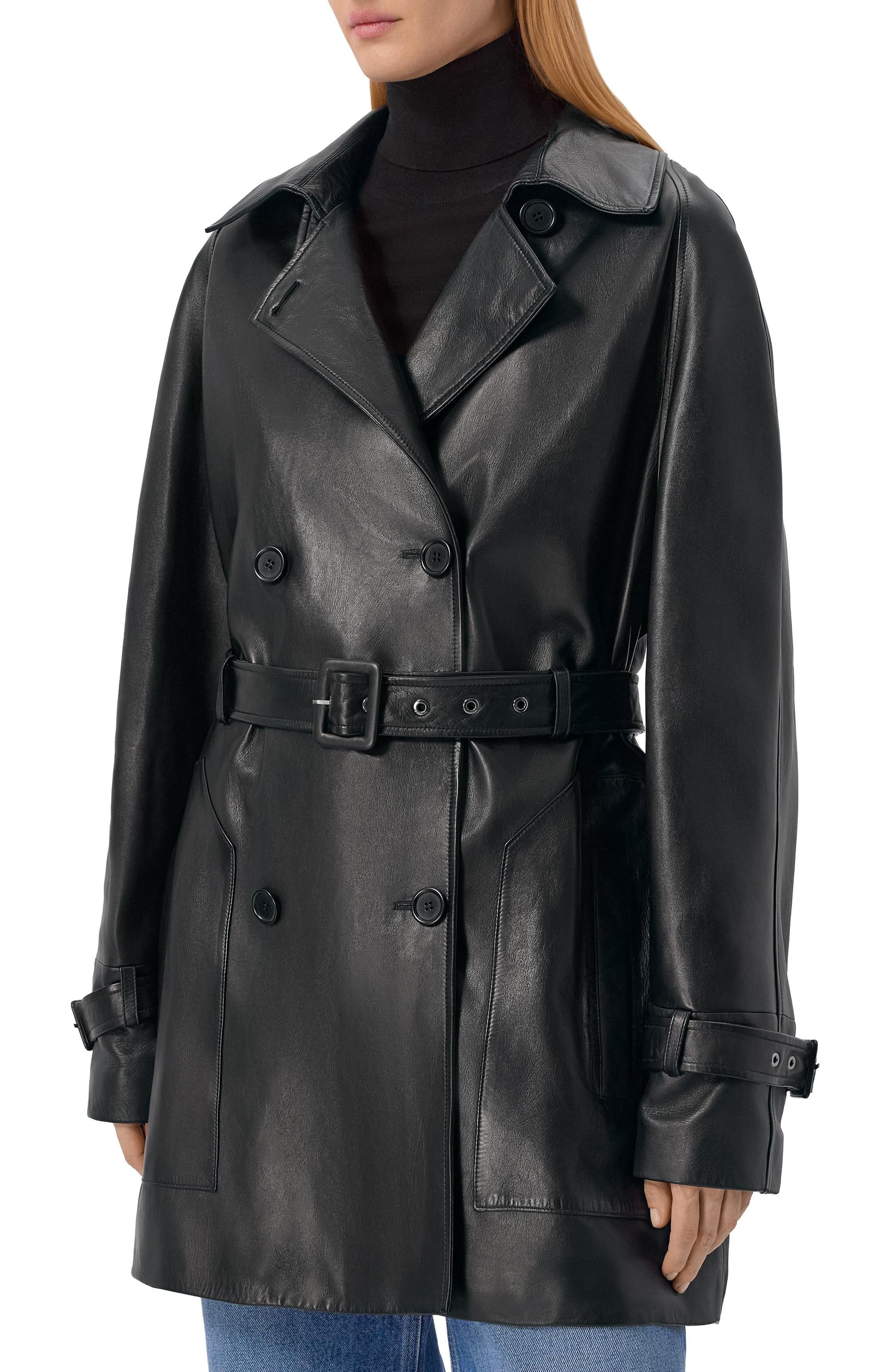 Кожаный тренч MVST, арт. ZBKB-Y139-4/Z2763-1, фото 3