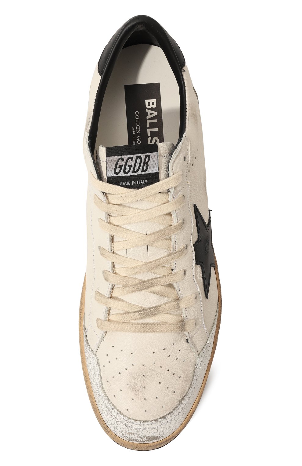 Кожаные кеды ball star GOLDEN GOOSE DELUXE BRAND, арт. GMF00117.F003771, фото 6
