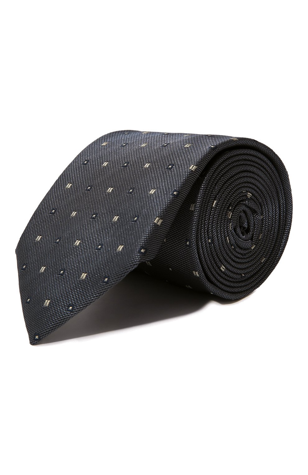 Шелковый галстук BROUBACK темно-серого цвета по цене 5995 руб., арт. TIE 8CM/FW22, фото 1 Шелковый галстук BROUBACK, арт. TIE 8CM/FW22, фото 1