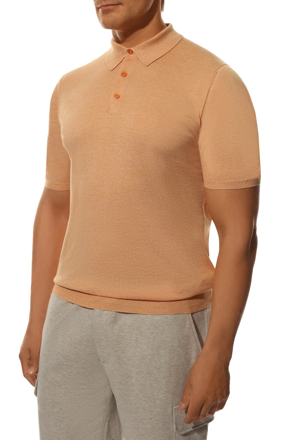 Хлопковое поло KITON, арт. UK33E154, фото 3