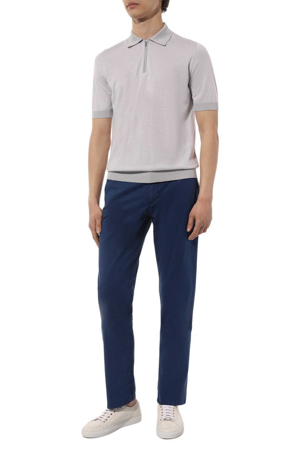 Поло из шелка и кашемира ZILLI, арт. MBZ-PZ132-MILL1/MC01, фото 2
