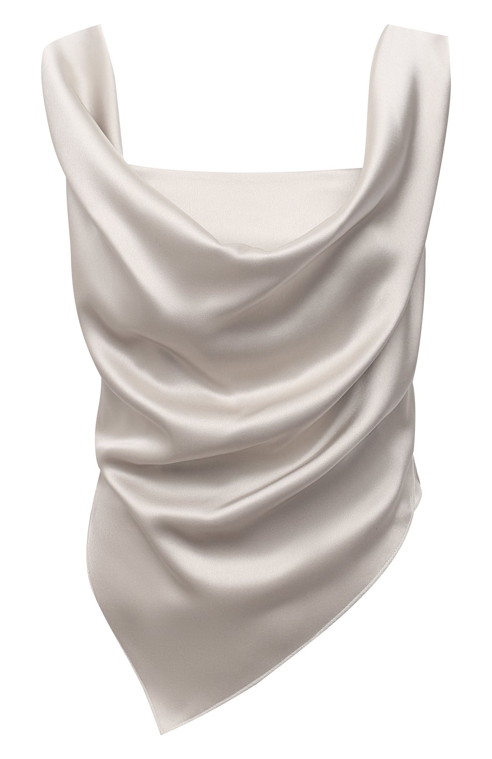 Топ NANUSHKA бежевого цвета по цене 59950 руб., арт. PETRA_SILVER TAUPE_SLIP SATIN, фото 1 Топ NANUSHKA, арт. PETRA_SILVER TAUPE_SLIP SATIN, фото 1