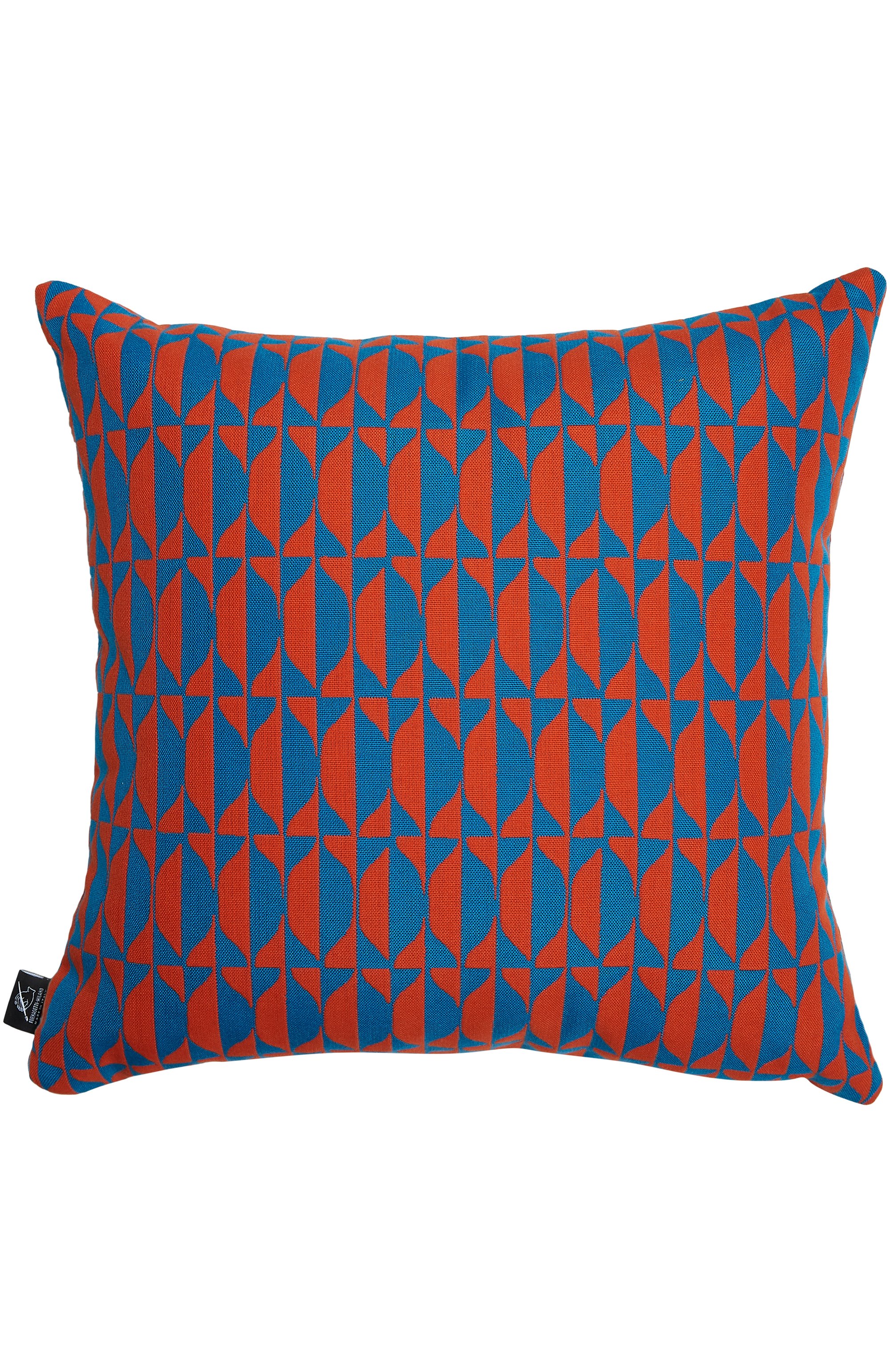 Подушка декоративная losanghe FORNASETTI синего цвета по цене 30950 руб., арт. PILL058-E40, фото 1 Подушка декоративная losanghe FORNASETTI, арт. PILL058-E40, фото 1