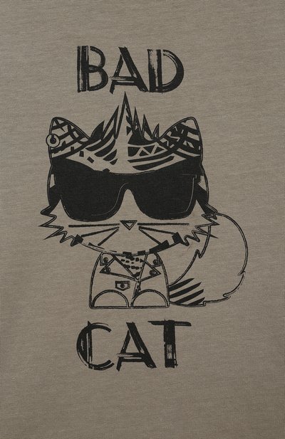 Хлопковая футболка KARL LAGERFELD KIDS, арт. Z25334, фото 3