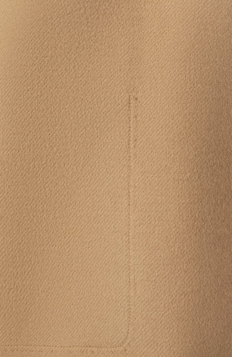 Женское полупальто из шерсти и кашемира MAX MARA STUDIO бежевого цвета, арт. BLASY | Фото 7 (Рукава: Длинные; Автоматизация ТО: Проставлено; Материал внешний: Шерсть; Автоматизация состава: Проставлено; Длина (верхняя одежда): Короткие; 1-2-бортные: Однобортные; Стили: Классический)