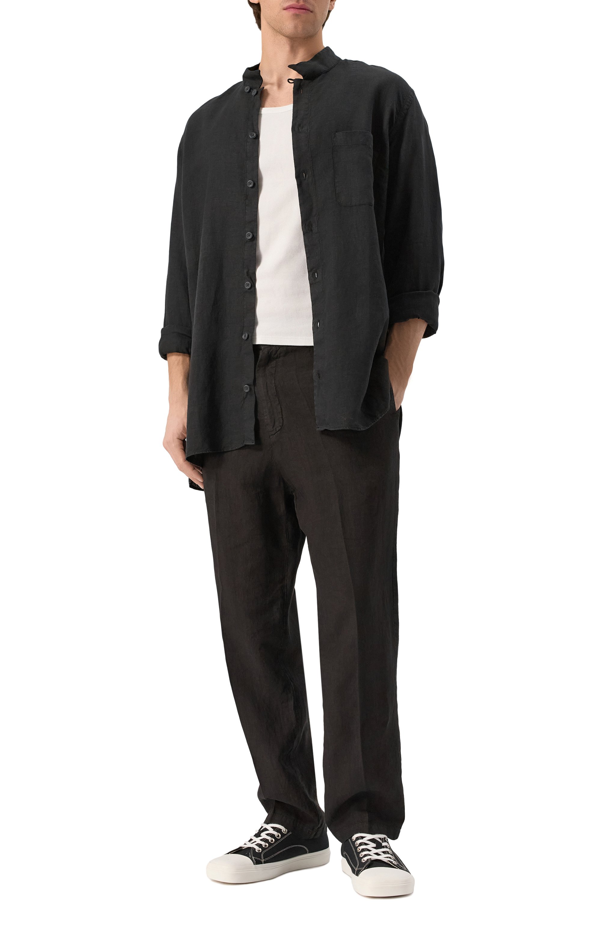 Льняная рубашка HANNES ROETHER, арт. Y029T0.608, фото 2