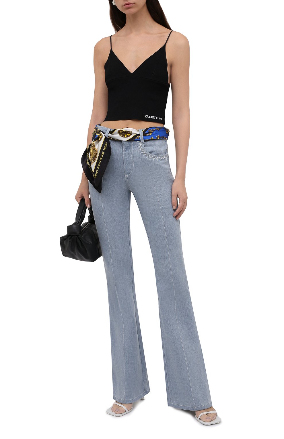 Шелковый платок VERSACE JEANS COUTURE, арт. 71HA7H02-F0ULARD SATIN REGALIA/ZG005, фото 5
