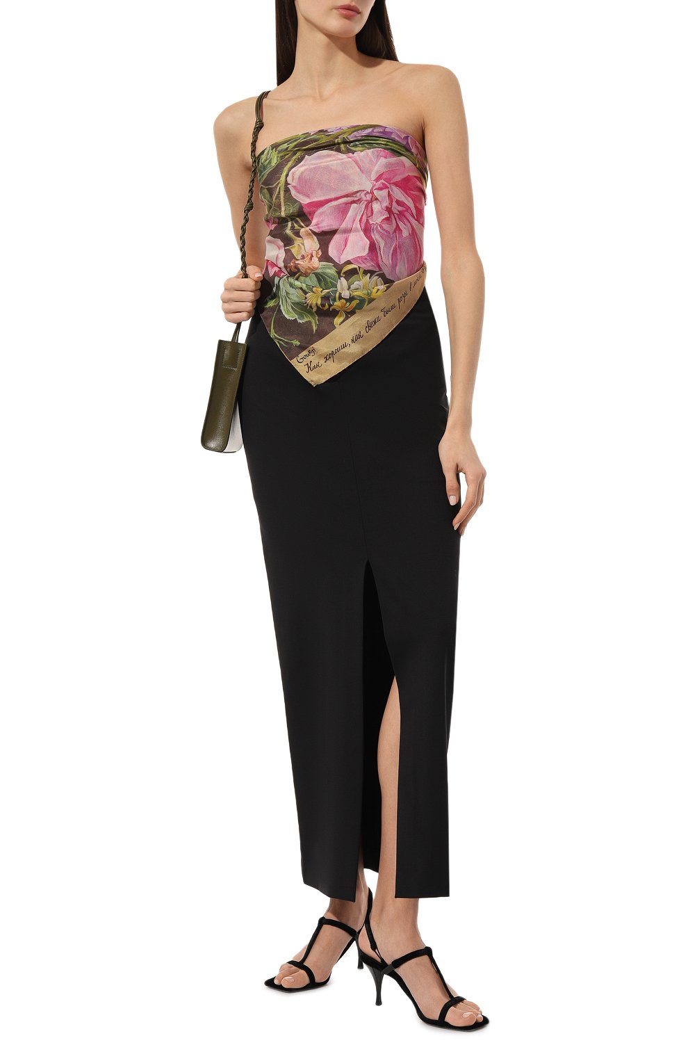 Шелковый платок букет GOURJI, арт. T23BA7R/1, фото 2