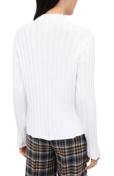 Хлопковый пуловер RTA, арт. WU069-7136WHT, фото 4