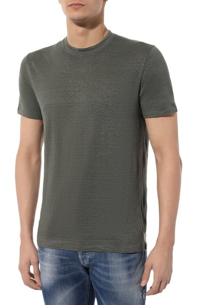 Льняная футболка FEDELI, арт. 7UED0151, фото 3