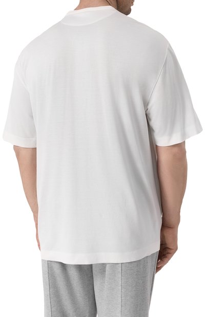 Футболка из хлопка и шелка CORTIGIANI, арт. 2A6630, фото 4