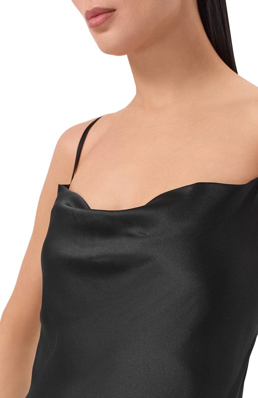 Атласное платье Daname 626SS6809S Чёрный  626SS6809S Фото 4