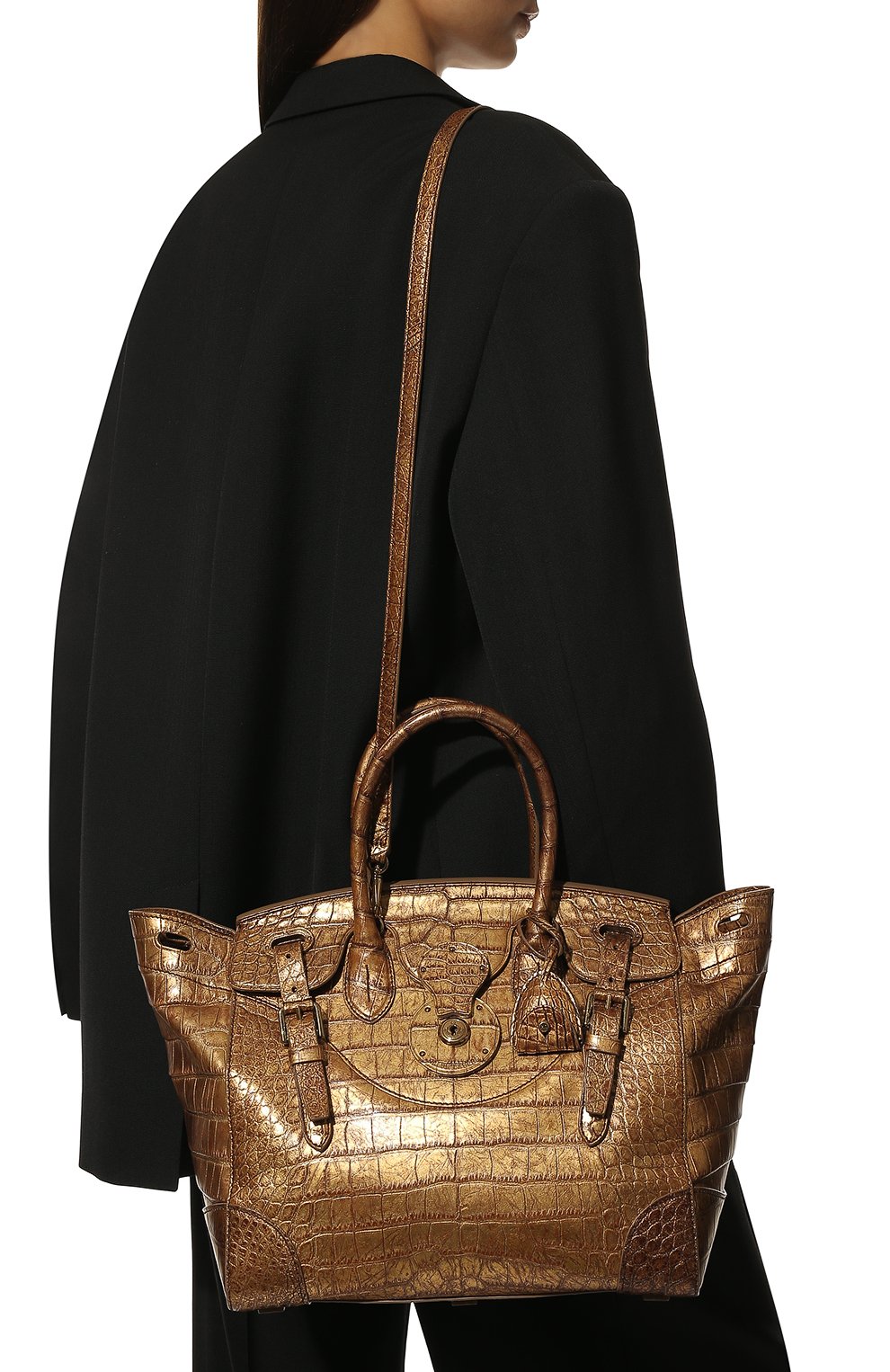 Сумка soft ricky 33 из кожи аллигатора RALPH LAUREN, арт. 69H/ICJ34/FCJ34, фото 2