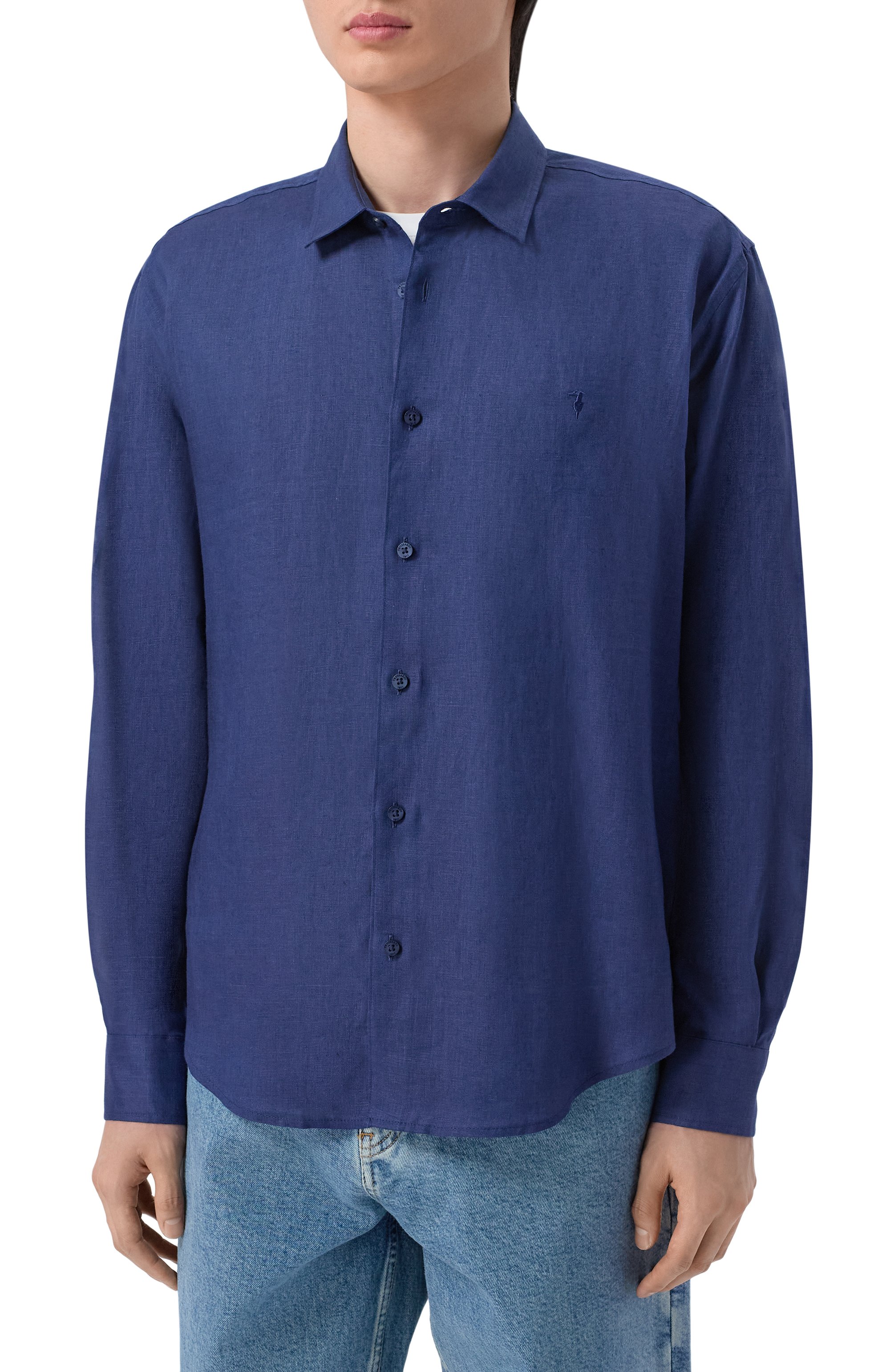 Льняная рубашка TRUSSARDI, арт. 5025N000032N, фото 3