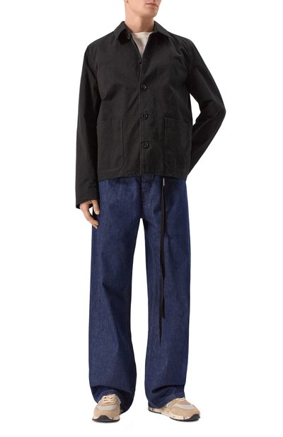 Хлопковая куртка-рубашка ANN DEMEULEMEESTER, арт. B0012449/FA559, фото 2