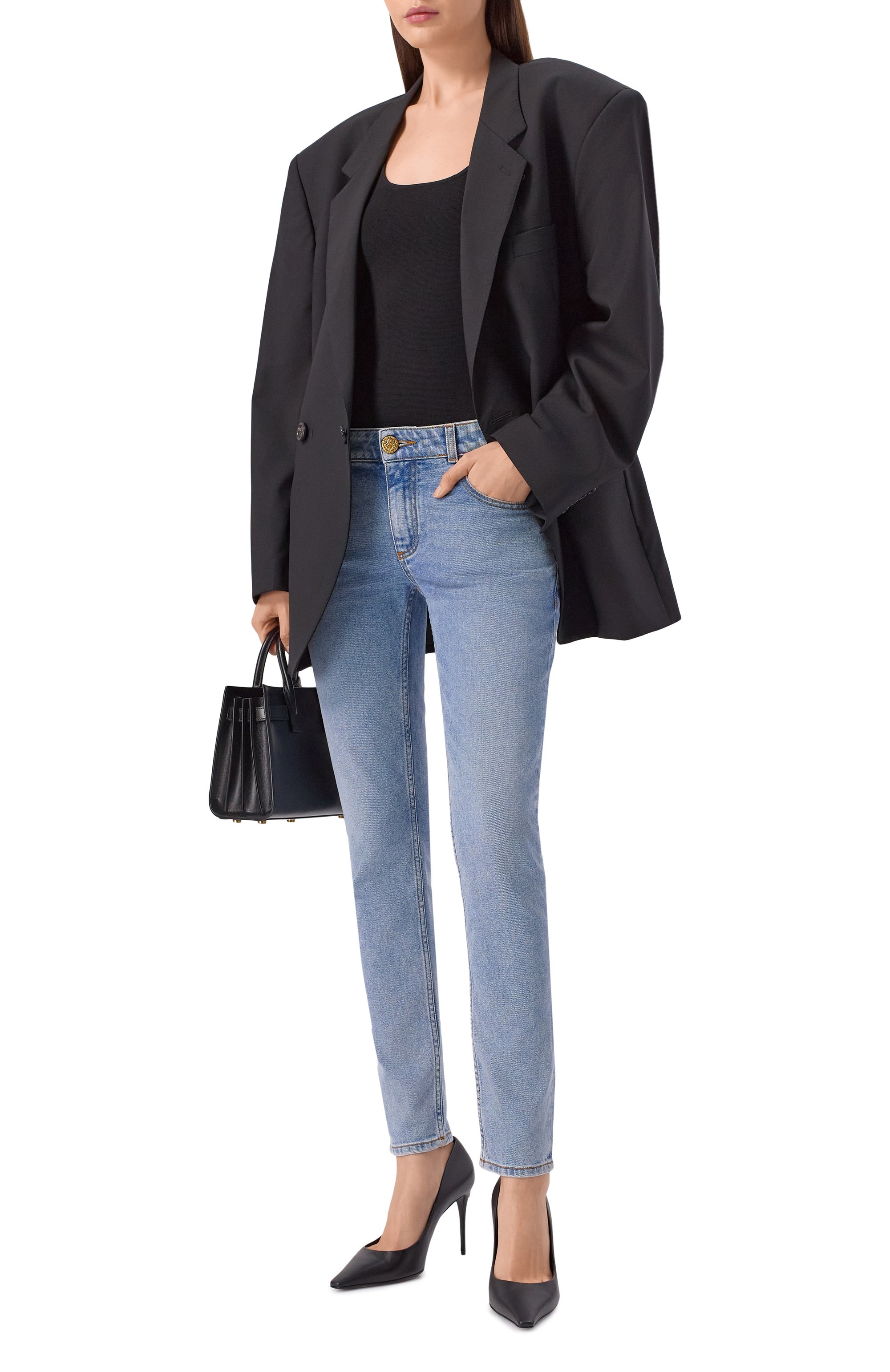 Джинсы BALMAIN, арт. FF0MF070/DF97, фото 2