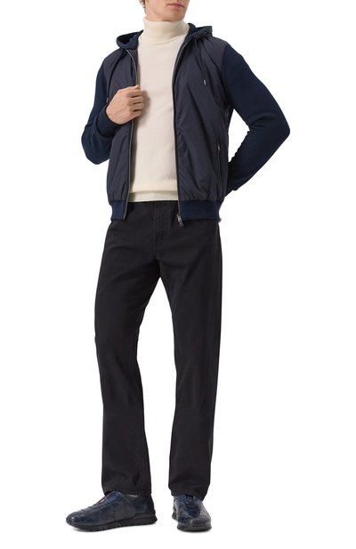 Кроссовки из кожи аллигатора KITON, арт. USSA107N0010210000, фото 2