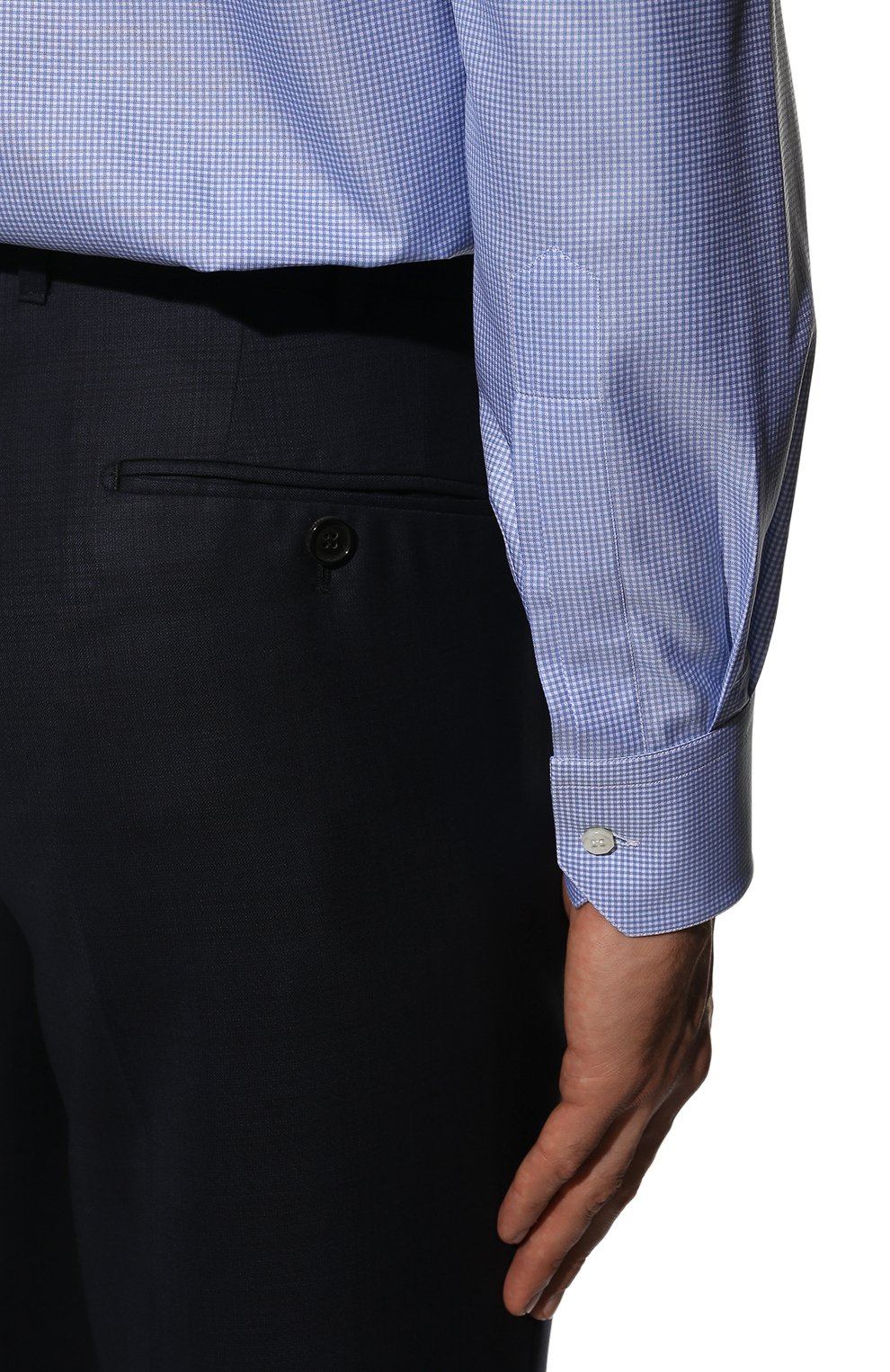 Хлопковая сорочка STEFANO RICCI, арт. MC003678/R2003, фото 6