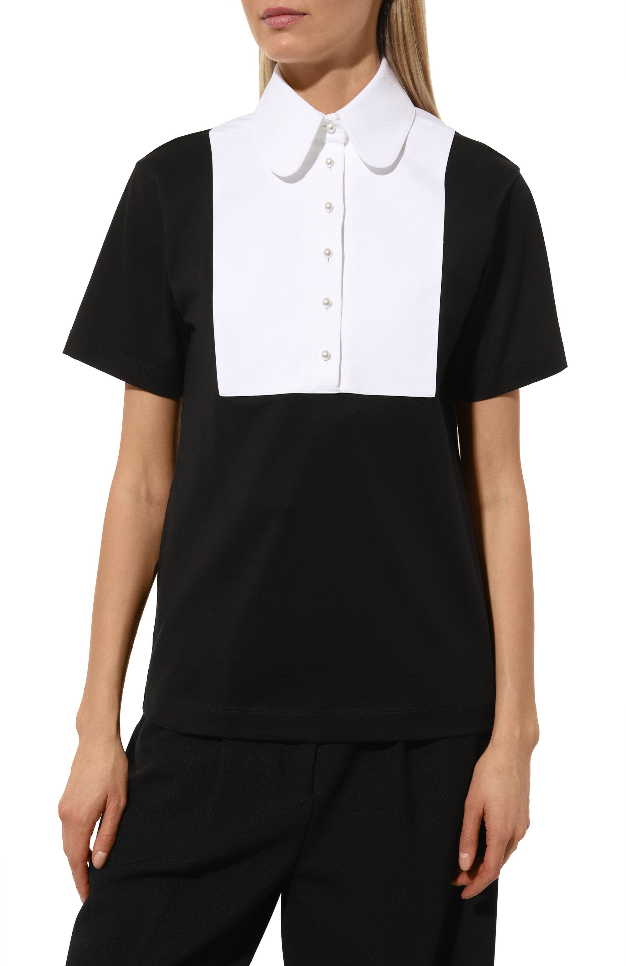 Хлопковое поло DOLCE & GABBANA, арт. F8V03Z/GDCI0, фото 3