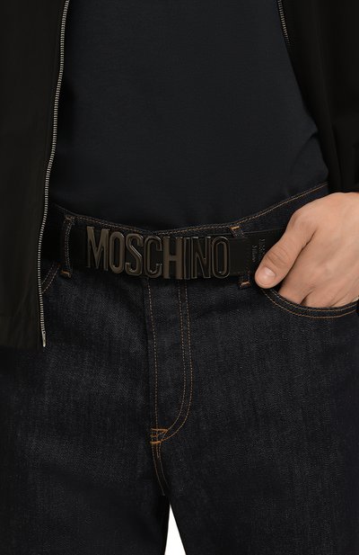 Кожаный ремень MOSCHINO, арт. 231Z1A8012/8001, фото 2