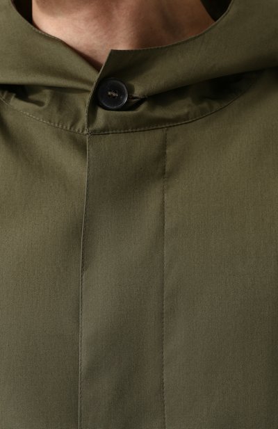 Шерстяной плащ на молнии с капюшоном MACKINTOSH, арт. GENTS GM-007B/SH/E502, фото 5