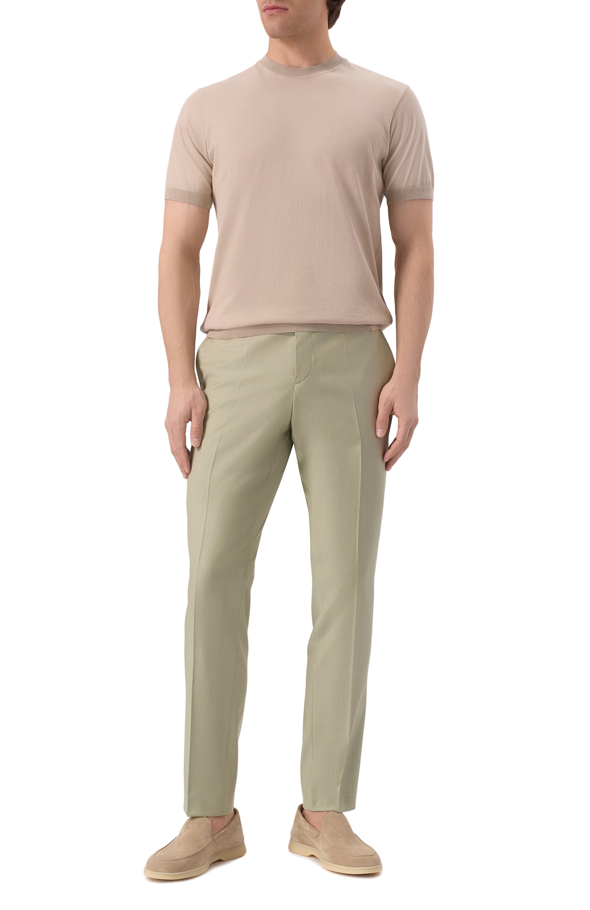 Брюки из шерсти и вискозы BOSS, арт. 50540715, фото 2