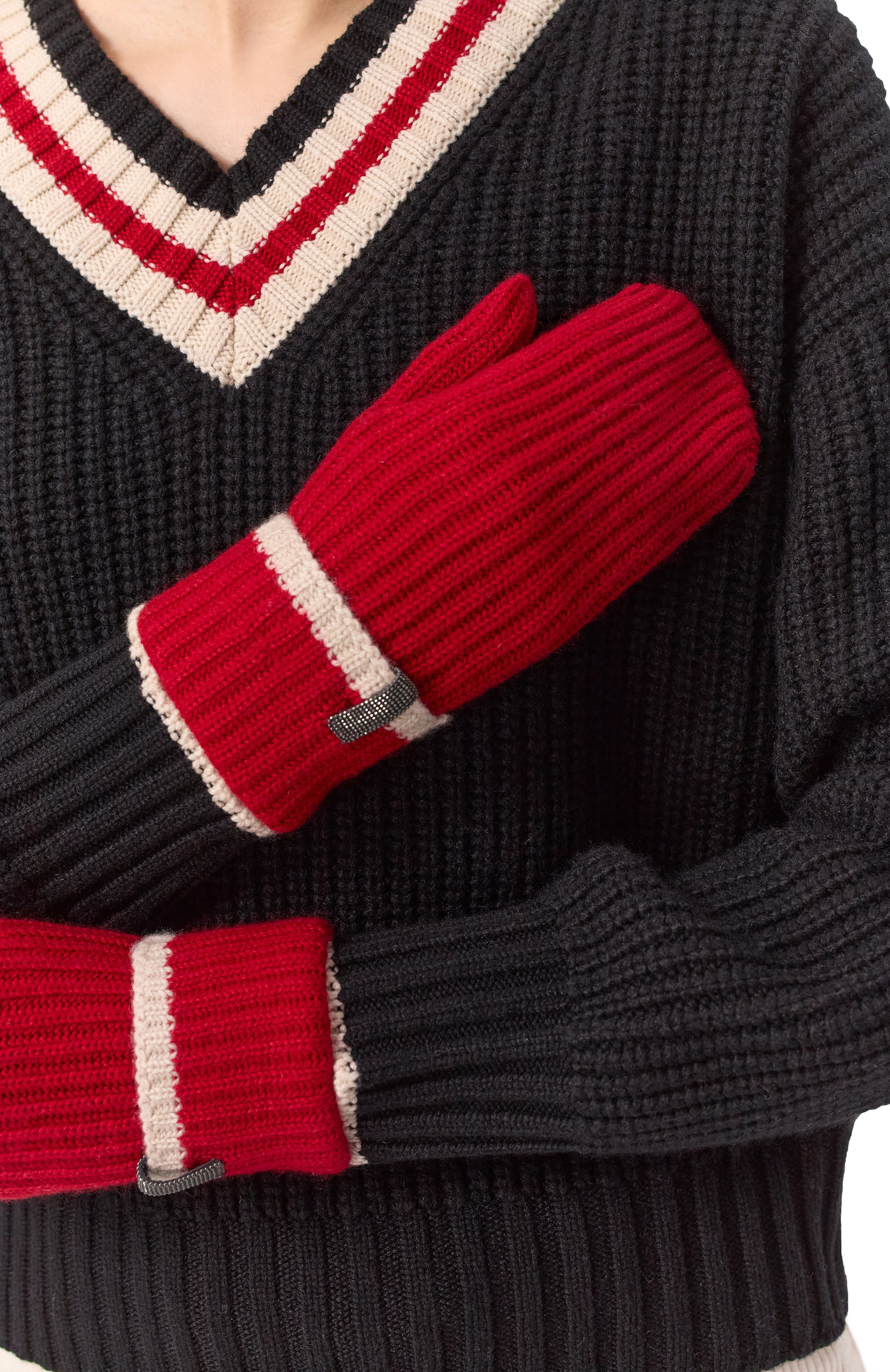 Кашемировые варежки BRUNELLO CUCINELLI, арт. M12504999, фото 2