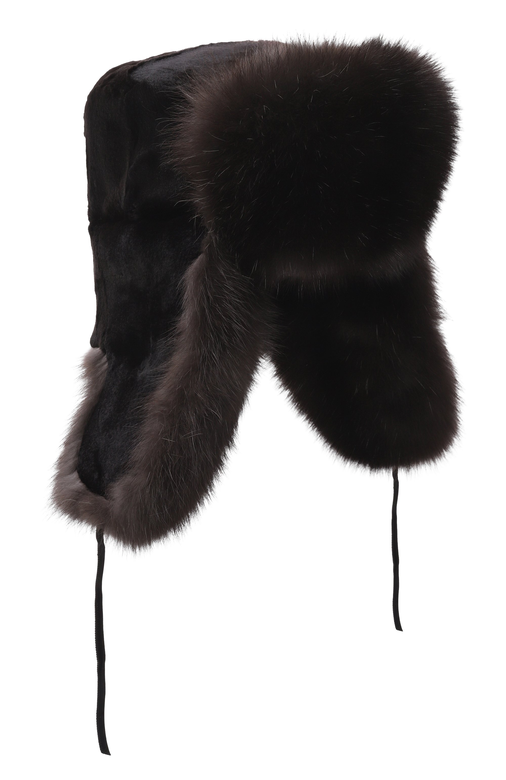 Меховая шапка-ушанка из соболя и норки FURLAND, арт. 0012207450200600000, фото 1