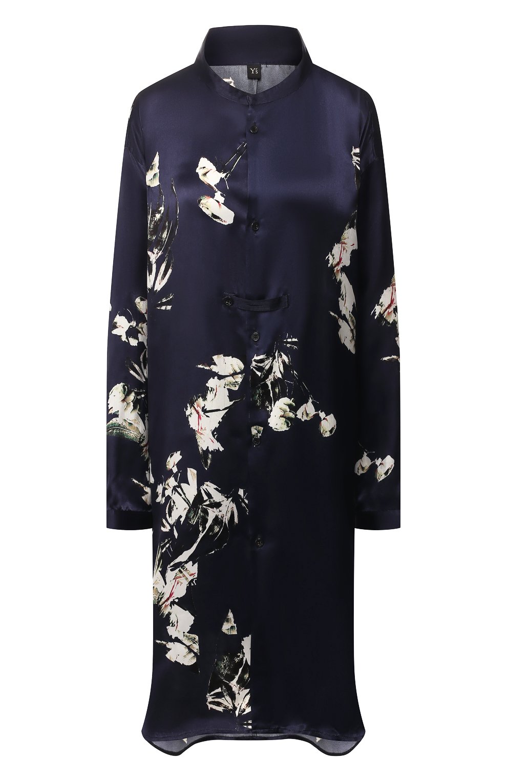 Платье YOHJI YAMAMOTO синего цвета по цене 105500 руб., арт. YS-D01-228, фото 1 Платье YOHJI YAMAMOTO, арт. YS-D01-228, фото 1