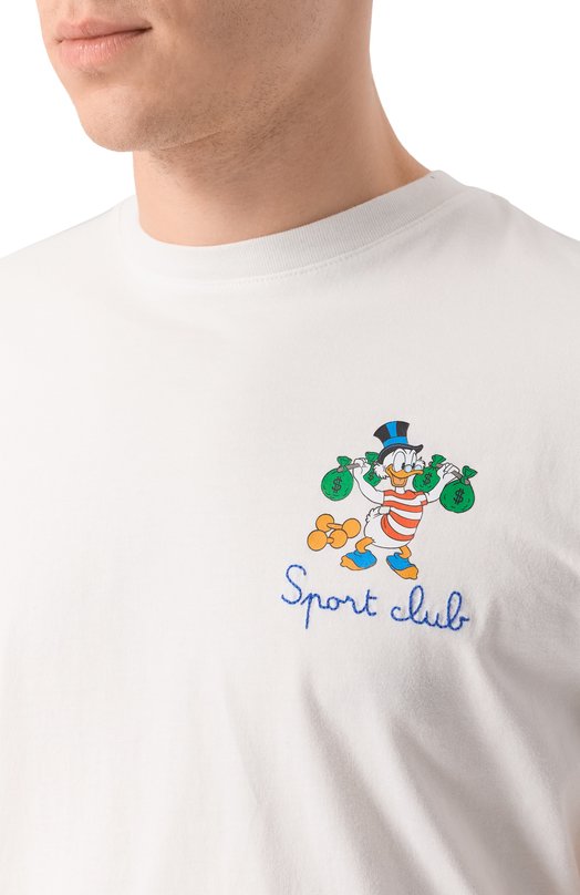 Хлопковая футболка MC2 Saint Barth ARN0001-03086I/ARN0TT Белый  ARN0001-03086I/ARN0TT Фото 5