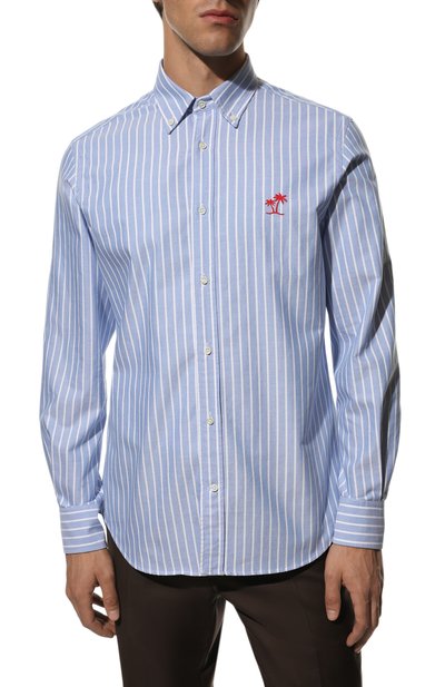 Хлопковая рубашка MC2 SAINT BARTH, арт. STBM 0XF0RD/0XF0001/00724B, фото 3