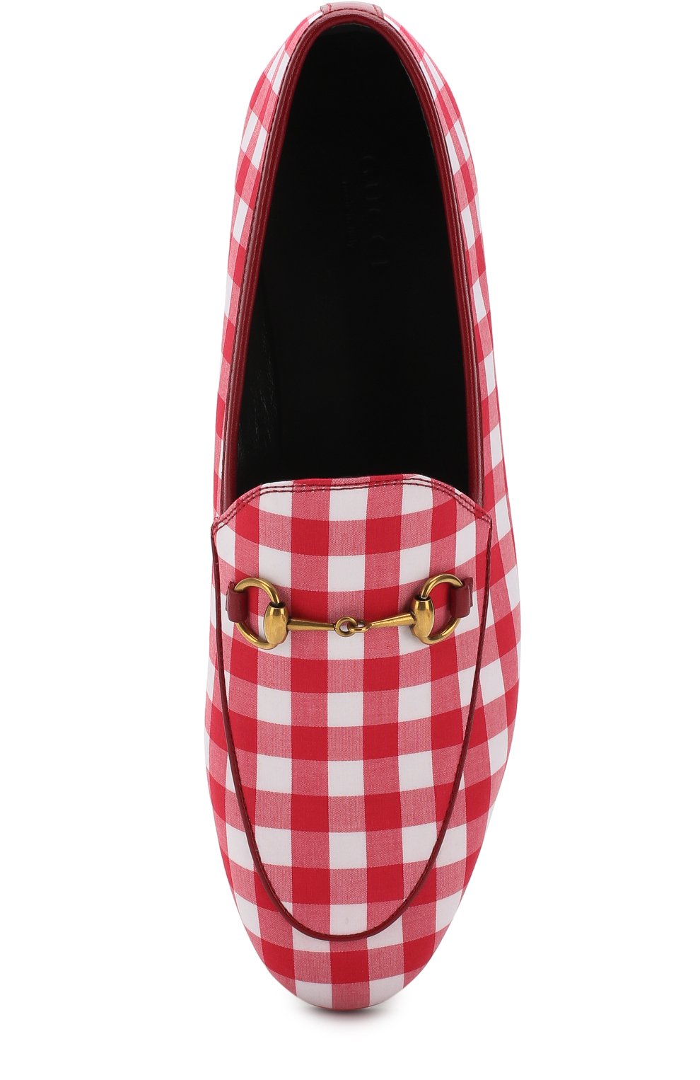 Текстильные лоферы jordaan с пряжкой-трензелем GUCCI, арт. 431467/9IY20, фото 5